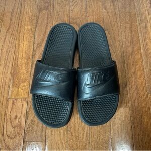 Nikes Slides Sandals Slip On Shoes Men’s Size 12 Black